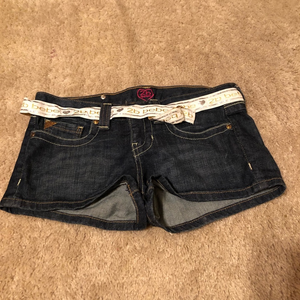 Cute sexy shorts 2b BEBE denim shorts